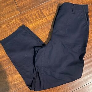 Talbots Navy Cargo Pants